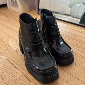 Vagabond Loafer Booties